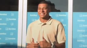 Kylian Mbappé à Madrid, le 16 juillet 2024