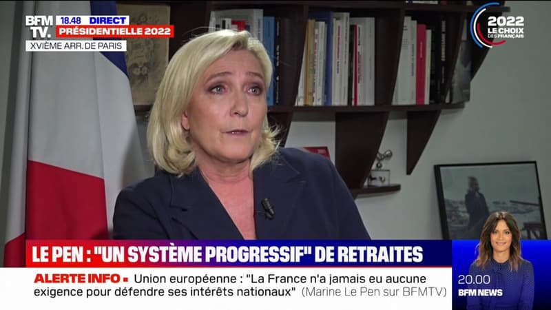 Marine Le Pen veut arrêter 
