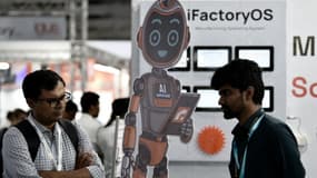 Des participants au salon Automation Expo 2025 à Mumbai, en Inde, le 12 août 2025 (photo d'illustration).