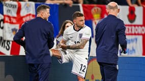 Kieran Trippier lors du match Angleterre-Serbie (1-0, Euro), à Gelsenkirchen le 16 juin 2024