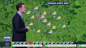 Météo Paris-Ile-de-France du jeudi 22 décembre 2016: De la pluie pour cette fin de matinée