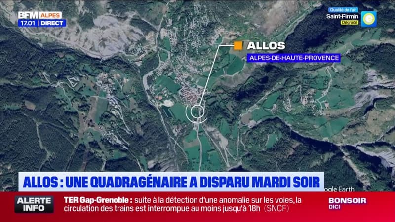 Allos: une quadragénaire a disparu depuis mardi soir