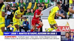 Ligue 1: Nantes se sauve, Auxerre en ligue 2 - 03/06