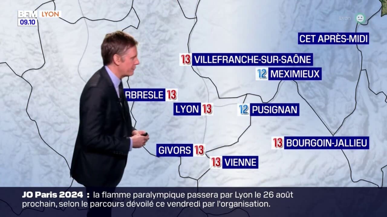 Saturday Weather Forecast: Clearings and Up to 13°C in Lyon