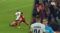 Europa League :  le rouge pour Olivier Verdon qui marche sur le cou d'un joueur de la Roma
