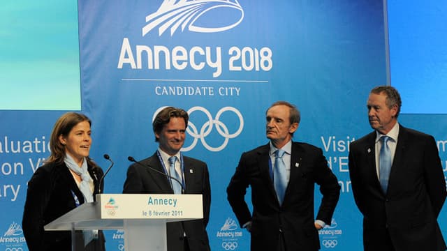 Le comité de candidature d'Annecy 2018