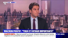 Emmanuel Macron positif: Gabriel Attal assure que le président "a une vigilance absolue aux gestes barrières"