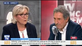 Marion Maréchal-Le Pen “ne souhaite pas du tout” être la tête de liste du FN aux européennes, d'après Marine Le Pen
