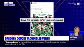 L'ASSE de retour en Ligue 1: Grégory Doucet taquine Les Verts