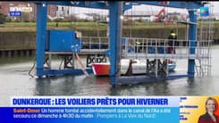 Dunkerque: au port, les voiliers se refont une beauté
