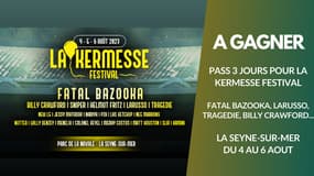 BFM Toulon vous fait gagner votre pass 3 jours pous assister à la Kermesse Festival du 4 au 6 aout (Fatal Bazooka, Tragedie, Colonel Reyel, Helmut Fritz, Larusso...) 