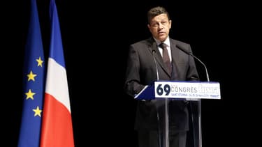 Xavier Beulin en mars 2015 lors du 69e congrès de la FNSEA.