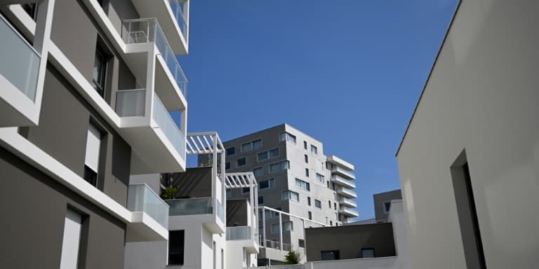 Un quartier résidentiel en construction à Rennes, le 22 avril 2022