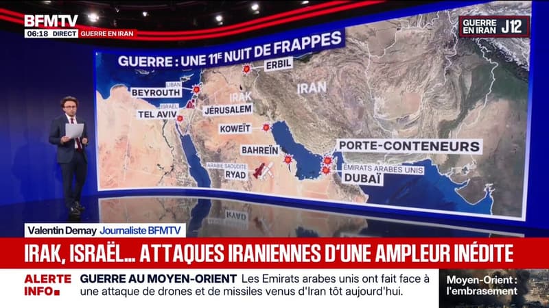 Guerre au Moyen-Orient: l'Iran affirme avoir mené une vague de frappes "la plus lourde depuis le début de la guerre"