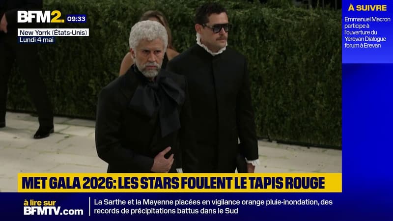 Met Gala 2026: les stars foulent le tapis rouge du Metropolitan Museum