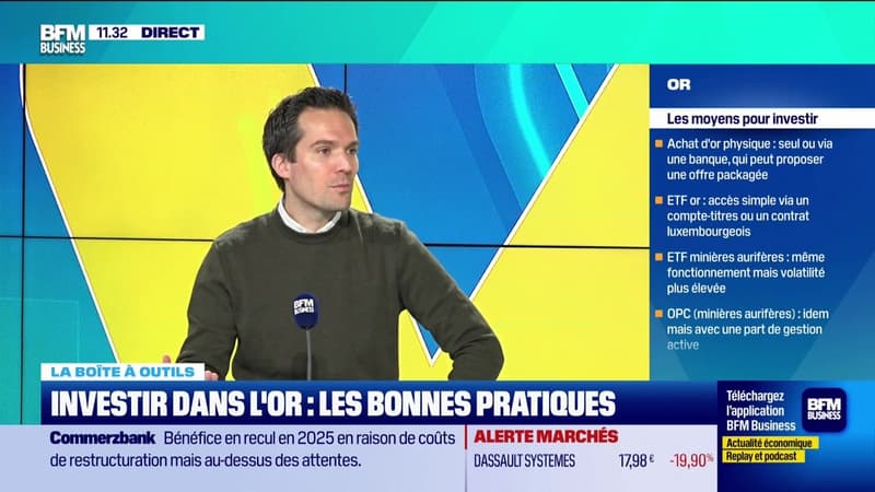 La boîte à outils : Investir dans l'or, les bonnes pratiques - 11/02
