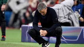 Luis Enrique lors de Bayern-PSG (1-0, Ligue des champions), le 26 novembre 2024