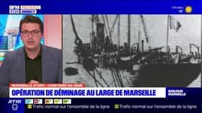Marseille Story: l'épave du Miquelon en cours de déminage au large de Marseille