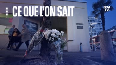 Des fleurs sont déposées à proximité du lieu où ont été découverts les cinq corps de la famille, à Montreux, en Suisse, le 24 mars 2022.