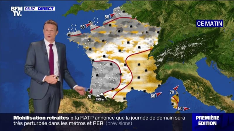 La pluie et le froid font leur retour sur le pays ce mardi