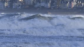 La mer agitée à Saint-Malo. (Photo d'illustration)
