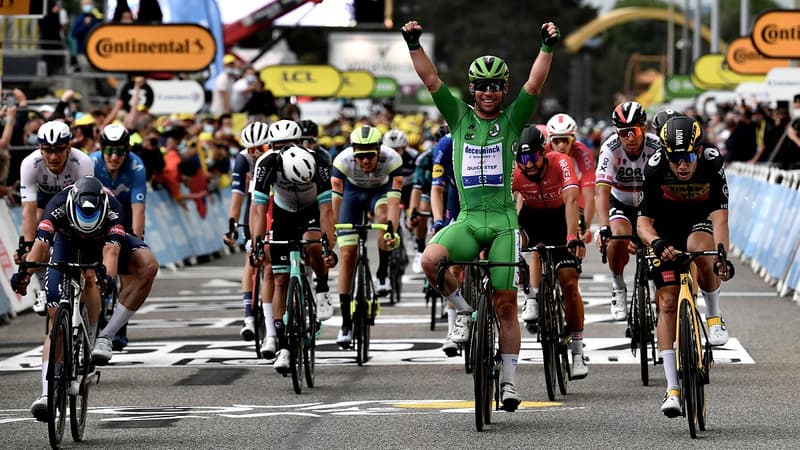 Tour de France: la passe de trois pour Cavendish, à une longueur du record de Merckx