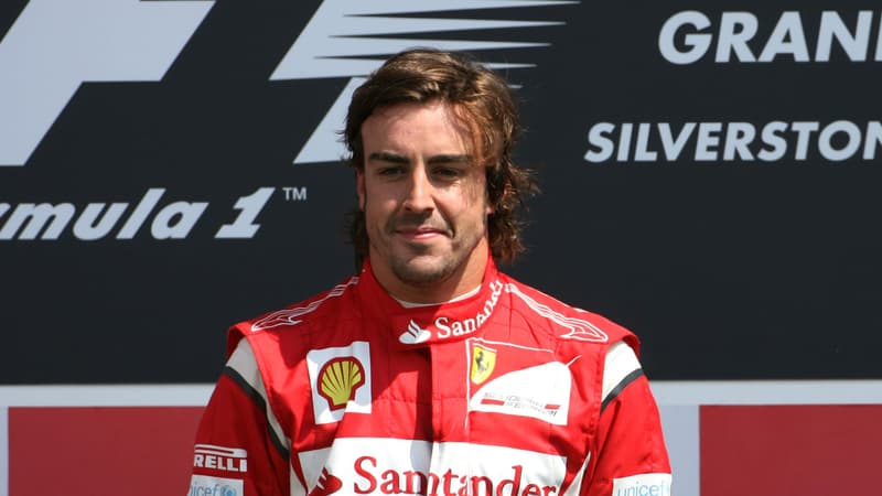 Le pilote espagnole Fernando Alonso lors du Grand Prix de Grande Bretagne a Silverstone le 10 juillet 2011 2269412