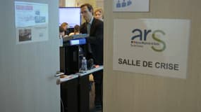 La cellule de crise du coronavirus de l'ARS d'ïle-de-France.