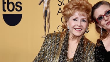 Debbie Reynolds et Carrie Fisher le 25 janvier 2015