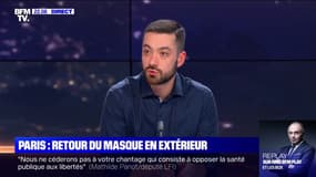 Pour David Guiraud, "le masque en extérieur est un bond en arrière d'un an"