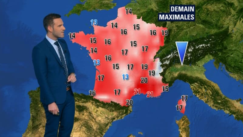 Les températures pour le 28 février