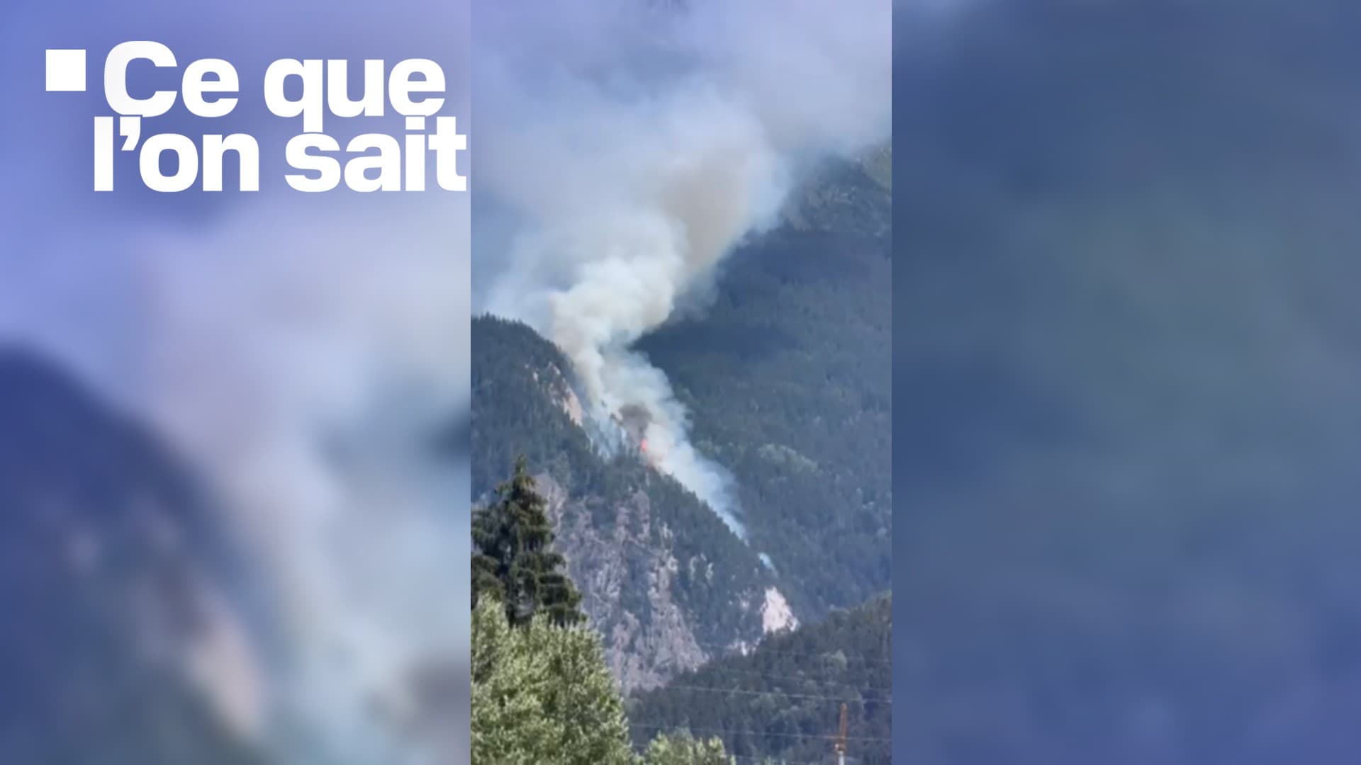 Âgé de 22 ans, chute de pierres... Ce que l'on sait sur la mort d'un pompier volontaire alors qu'il luttait contre un incendie en Savoie