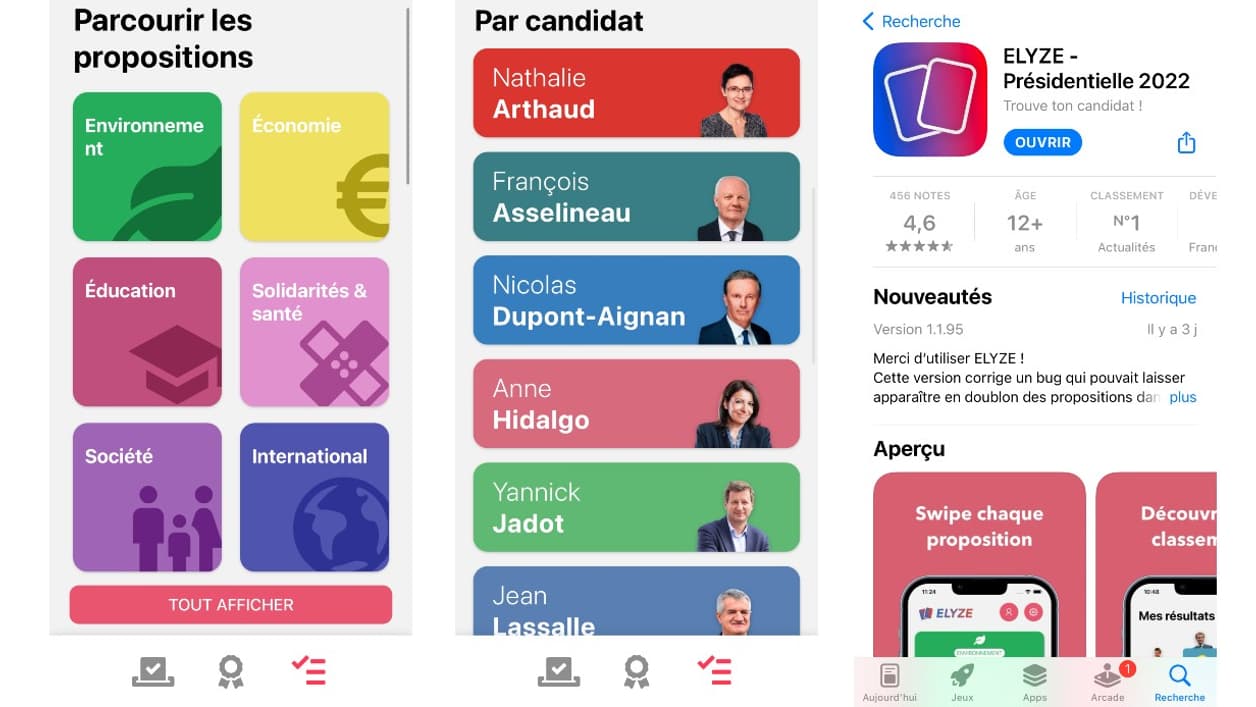 L'application Elyze est disponible sur smartphone. L'application Elyze est disponible sur smartphone.