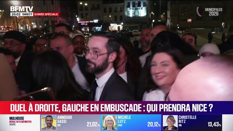 Municipales 2026 à Roubaix: David Guiraud (LFI) largement en tête avec 55,61% des voix (résultats partiels)