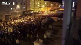 Les fans de Schalke réveillent la ville de Salzbourg