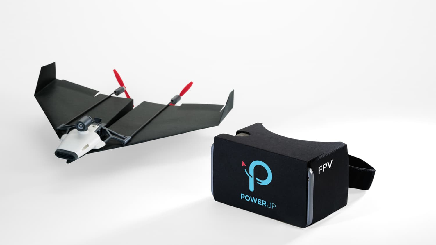 Il y a fort à parier que l'un des bundles Kickstarter comprendra tant l'avion qu'un casque de réalité virtuelle où disposer son smartphone