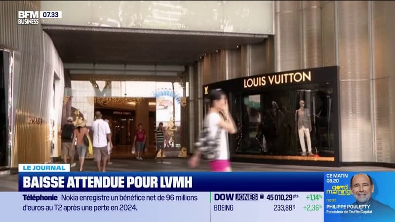 Baisse attendue pour LVMH