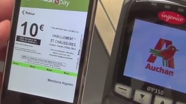 Les clients d'Auchan pourront bientôt y régler leurs achats avec un porte-monnaie électronique