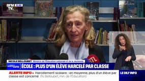 Nicole Belloubet (ministre de l'Éducation nationale): "Plus d'un élève par classe en moyenne subit du harcèlement"