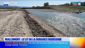 Mallemort : le lit de la Durance redéssiné  