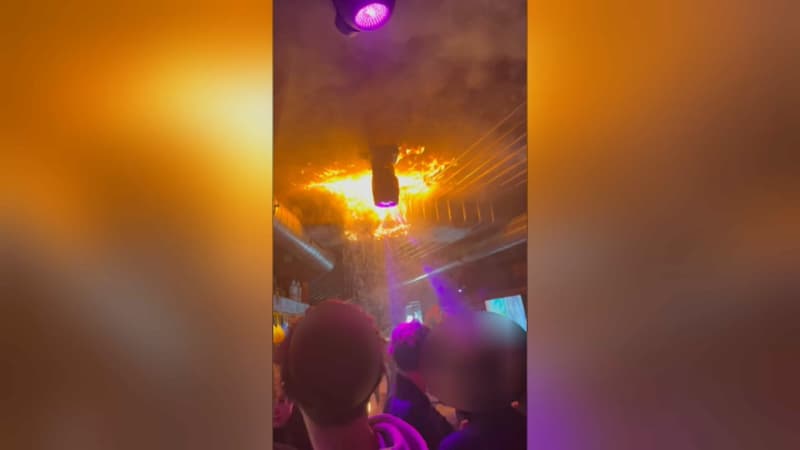 DOCUMENT BFMTV. Incendie de Crans-Montana: de nouvelles images tournées par un client montrent le départ du feu