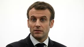 Le président français Emmanuel Macron, le 9 janvier 2019 à Créteil