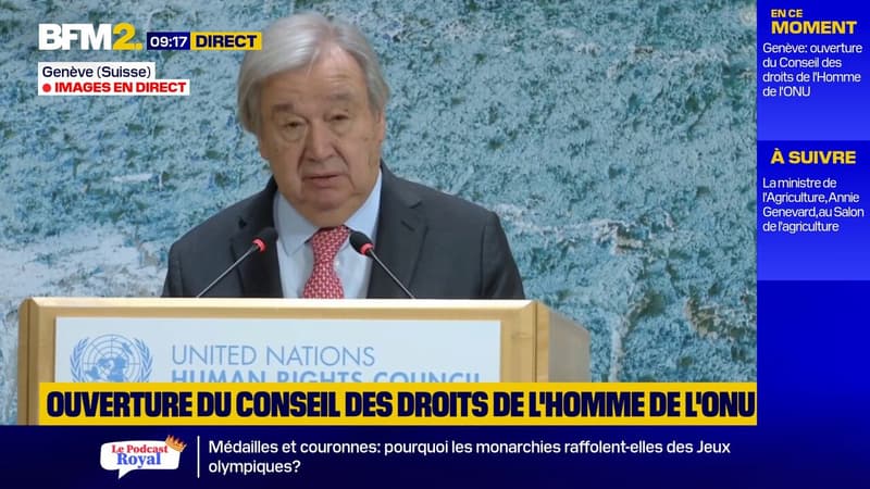 "Une attaque de grande envergure": le chef de l'ONU dénonce la montée en puissance du "droit de la force" dans le monde