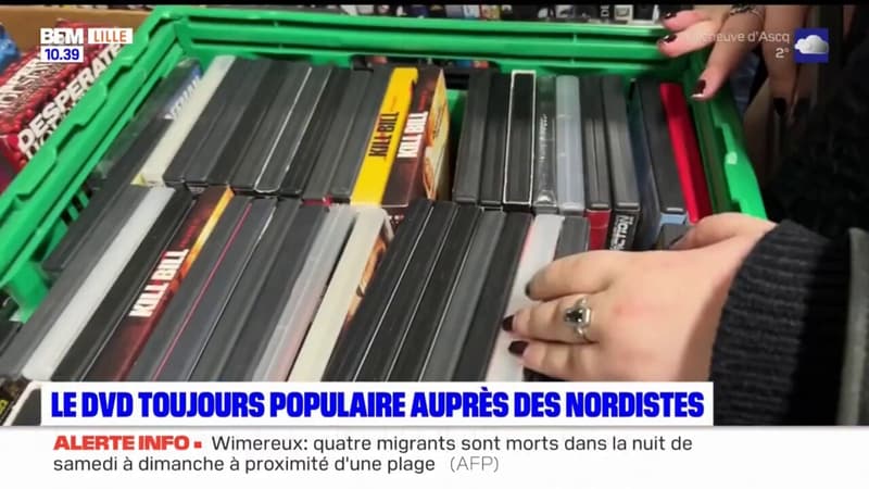 Villeneuve-d'Ascq: une vente populaire de DVD à un euro