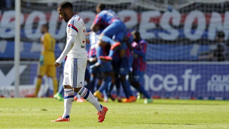 La déception du Lyonnais Alexandre Lacazette