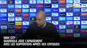 Man City : Guardiola joue l'apaisement avec les supporters après ses critiques