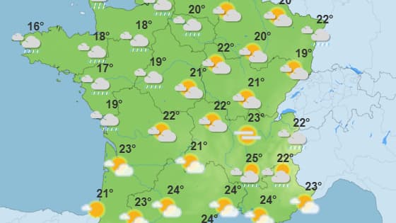 La météo du jeudi 5 juin 2025 La météo du jeudi 5 juin 2025