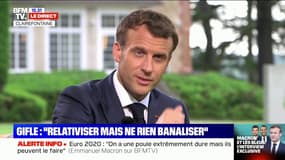 Emmanuel Macron: "On va accompagner les familles pour que les jeunes puissent rentrer dans un club de sport"