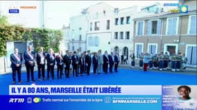 Une cérémonie pour fêter les 80 ans de la libération de Marseille