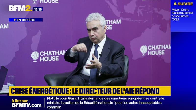 Crise énergétique: "Nous pourrions entrer dans la zone rouge en juillet ou août", alerte le directeur de l'AIE